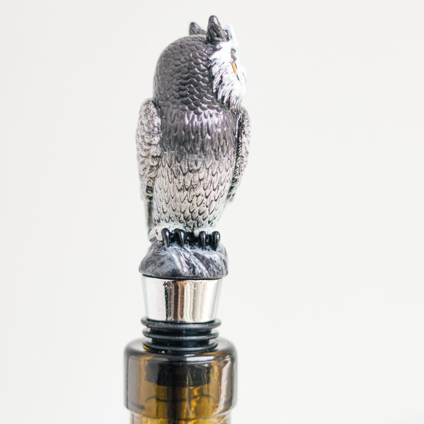 Owl  Wine Stopper - MYBOOKMARK
