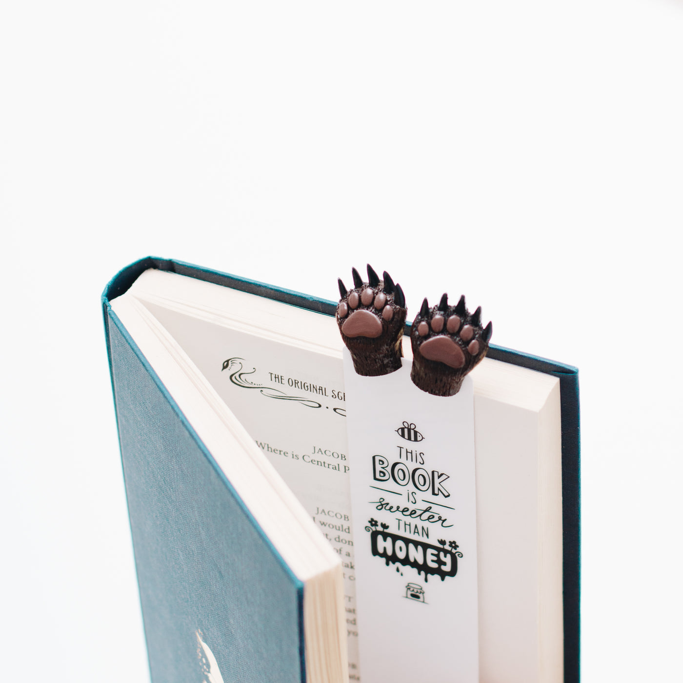Bear Paws Handmade Bookmark