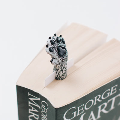 Dire Wolf Handmade Bookmark