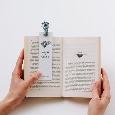 Dire Wolf Handmade Bookmark