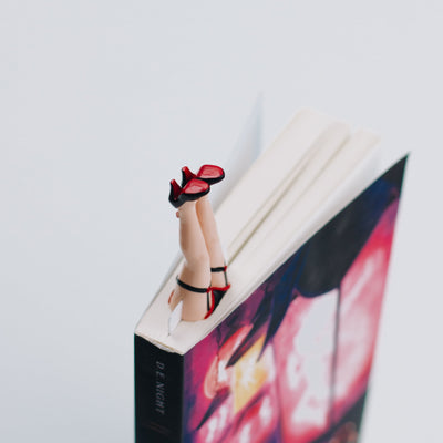 Cabaret In Stockings Handmade Bookmark