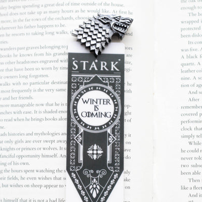 House Stark Game Of Thrones Bookmark Booklover - MYBOOKMARK