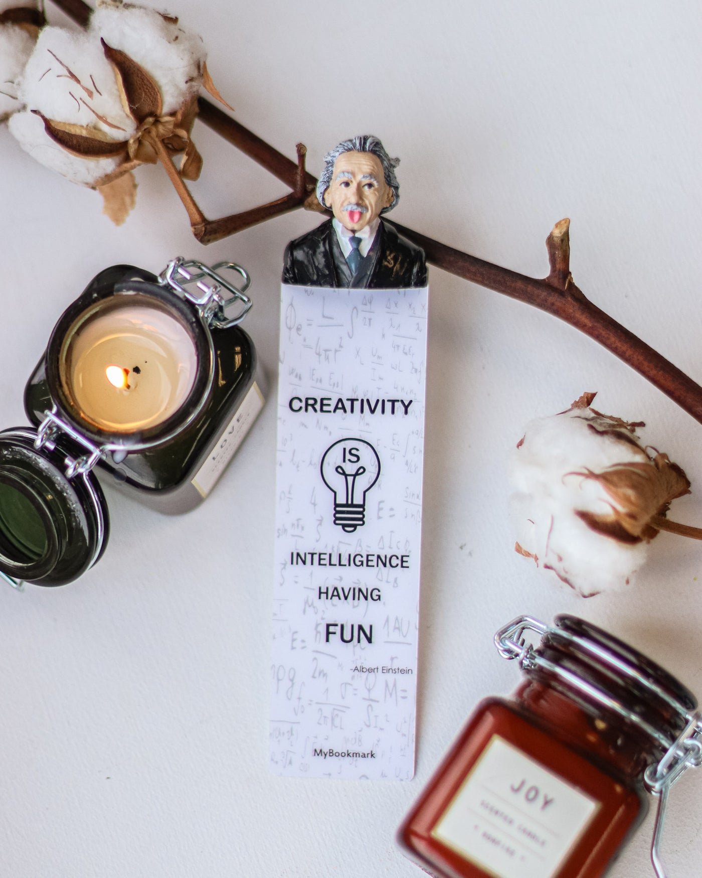 Einstein Handmade Bookmark
