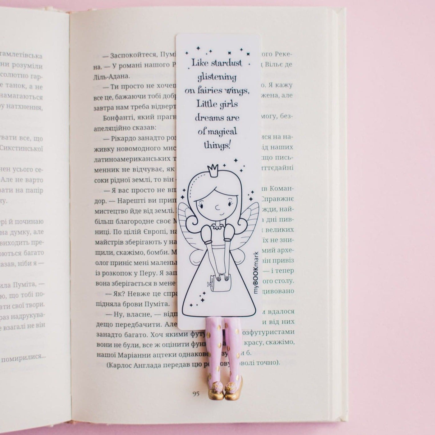 Airy-Fairy Handmade Bookmark