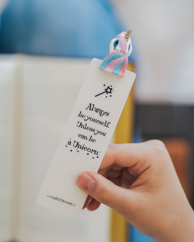 Glam Unicorn Bookmark - MYBOOKMARK