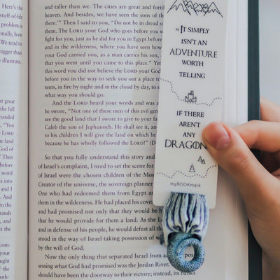 White Dragon Game Of Thrones Bookmark - MYBOOKMARK
