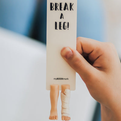 Broken Leg Bookmark - MYBOOKMARK