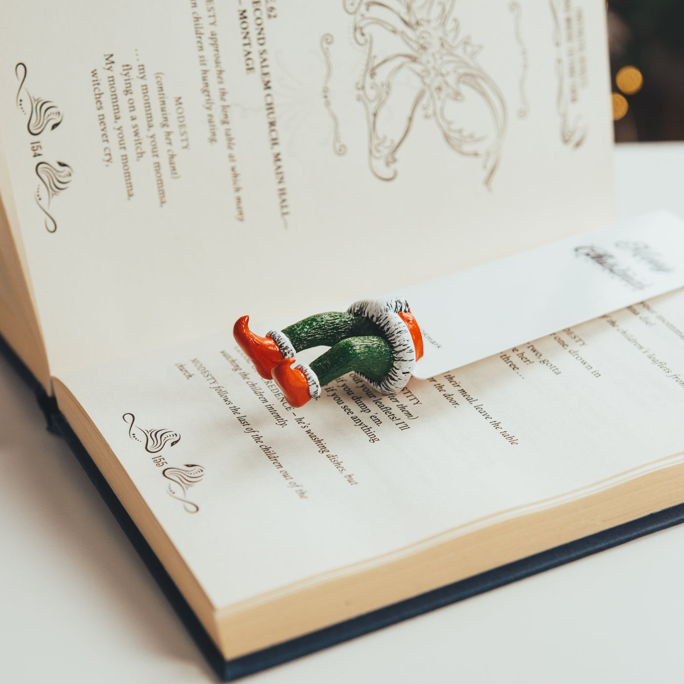 Christmas Thief Handmade Bookmark