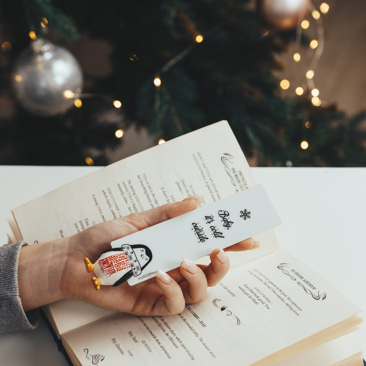 Penguin Handmade Bookmark