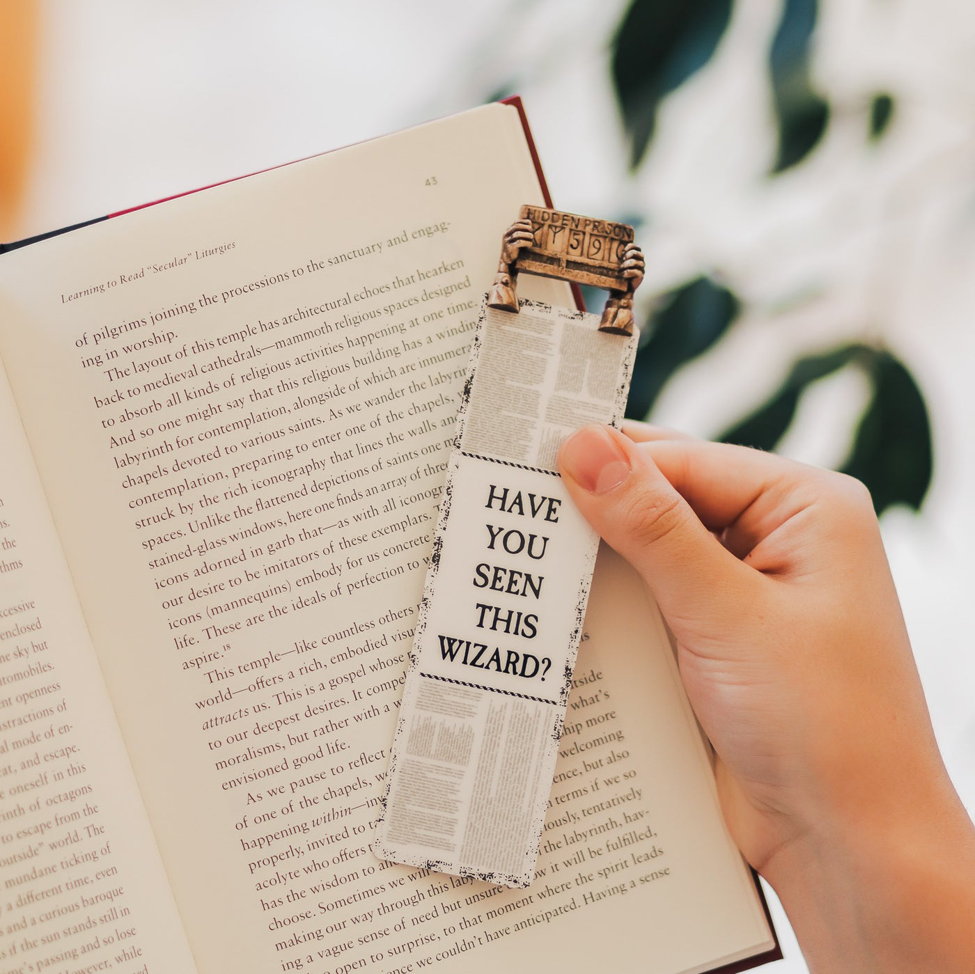 Escaped Prisoner Handmade Bookmark