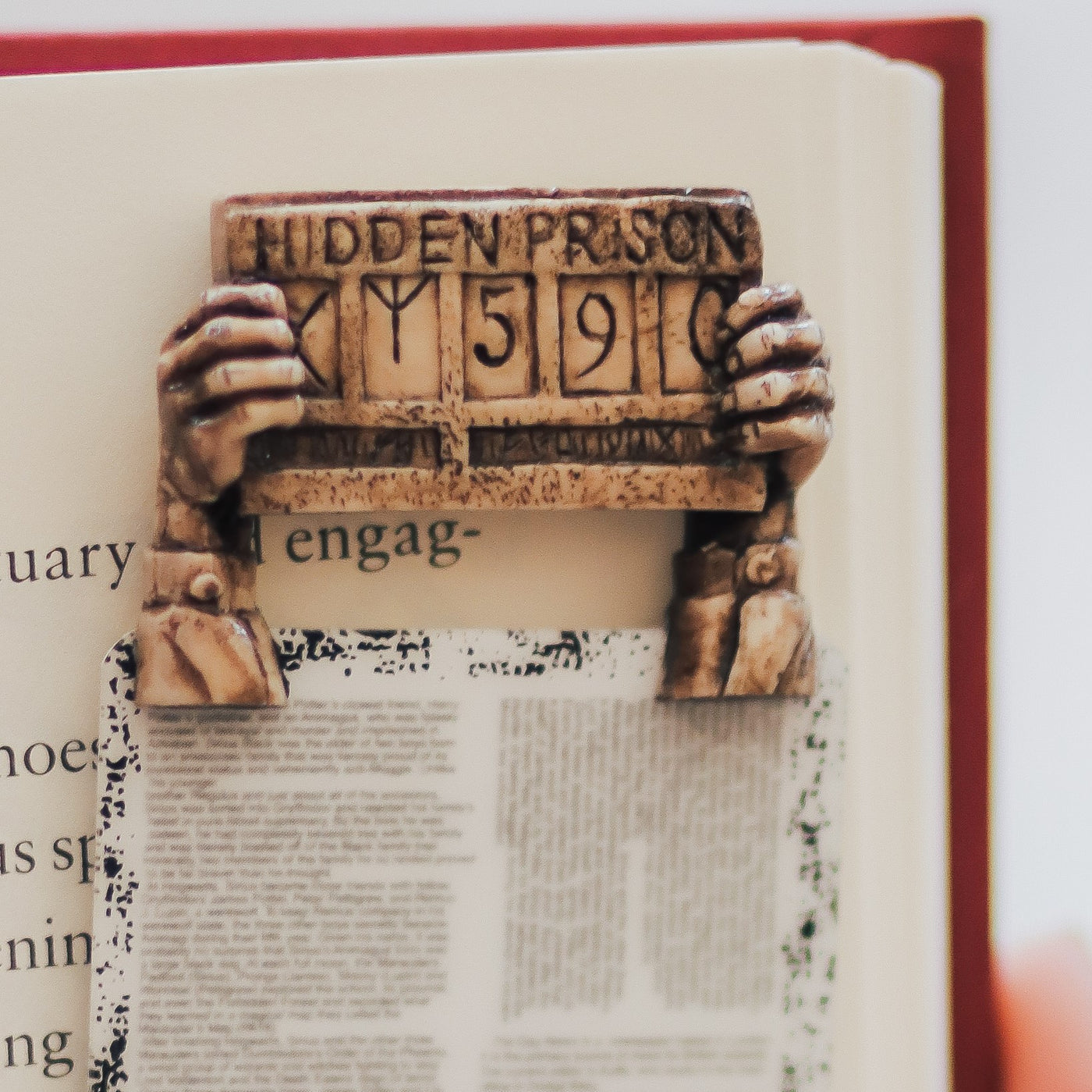 Escaped Prisoner Handmade Bookmark